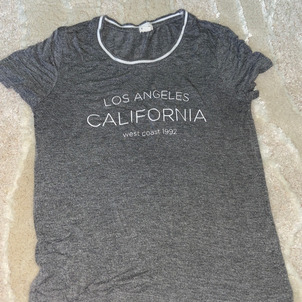Garage gray graphic tee